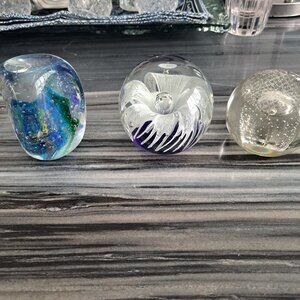 collectible art glass paperweights.